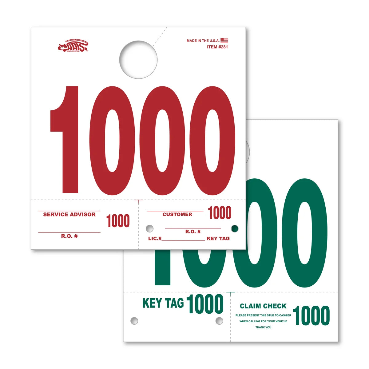 Service Claim Tags