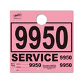 Service Claim Tag 4 Part Pink