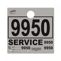 Service Claim Tag 4 Part Gray