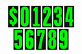 WINSHIELD NUMBERS 5 INCH