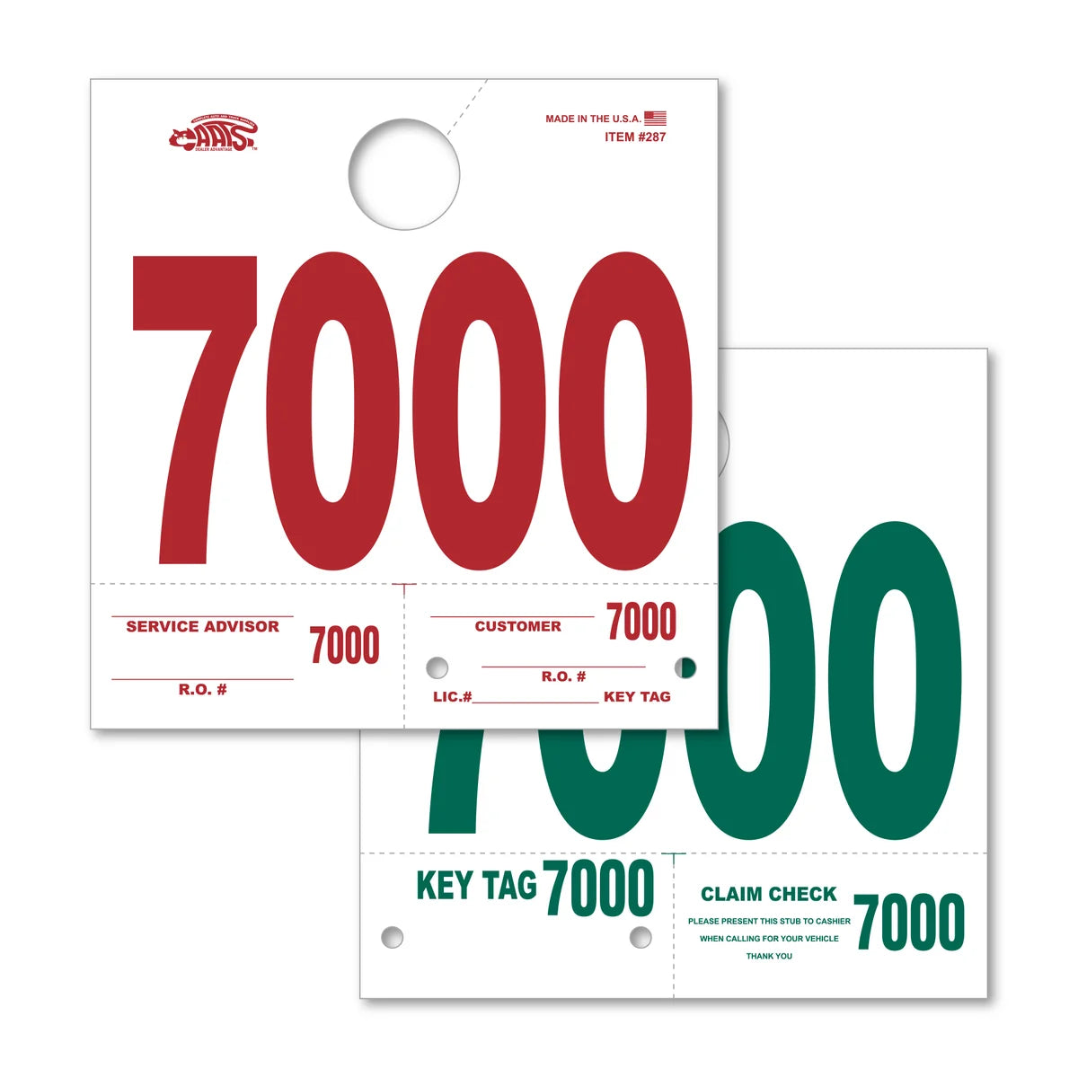 Service Claim Tags