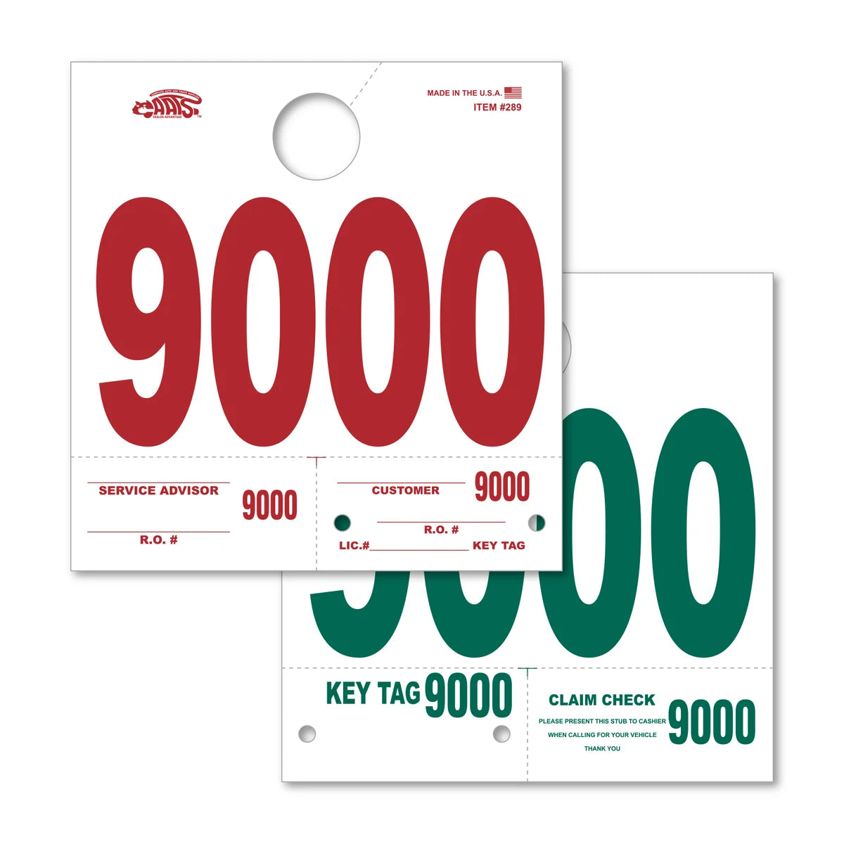 Service Claim Tags