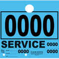 Service Claim Tag 4 Part Blue