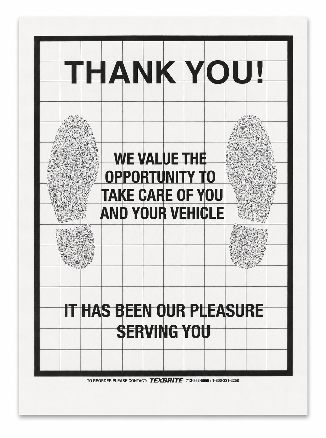 Paper Floor Mats