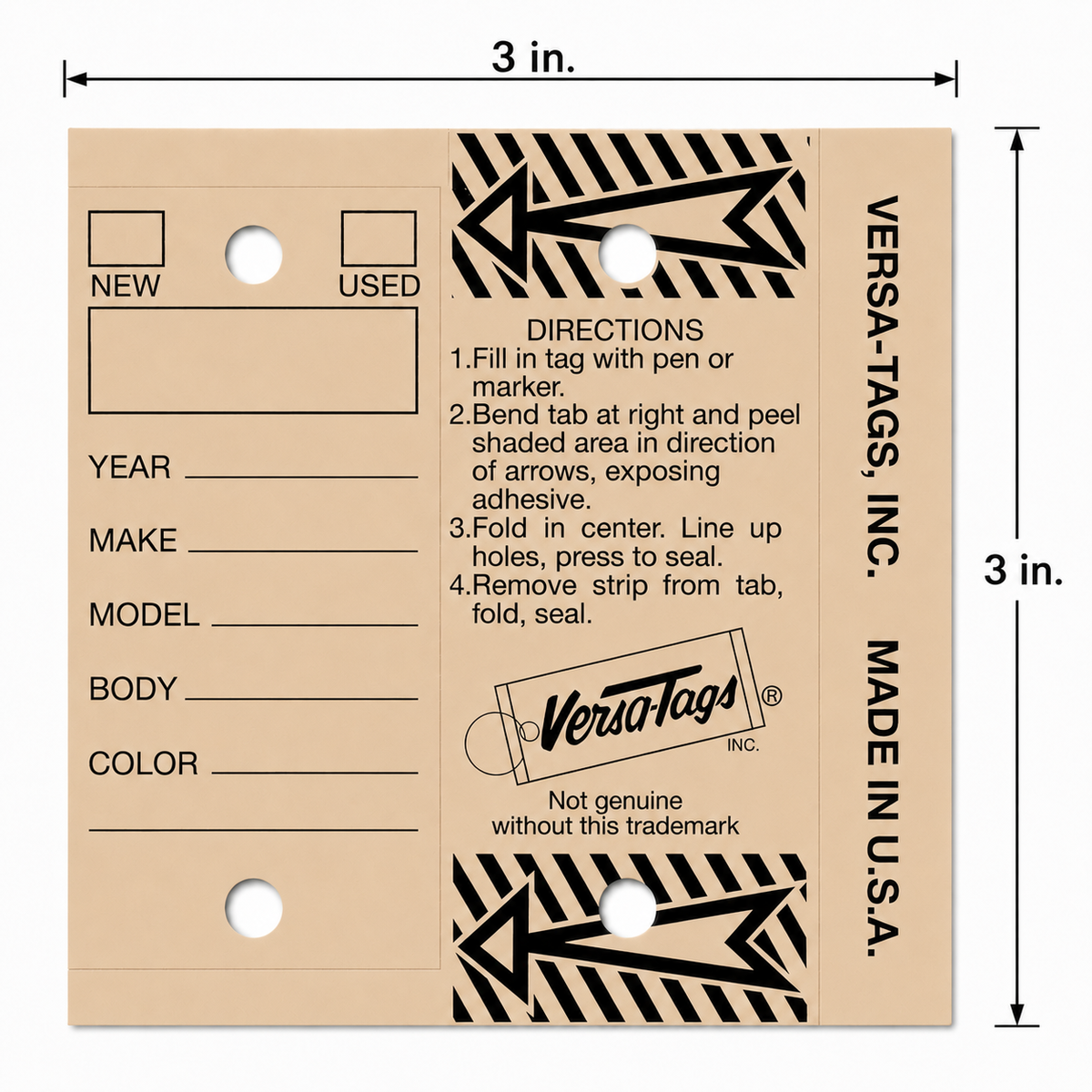 Versa Key Tags