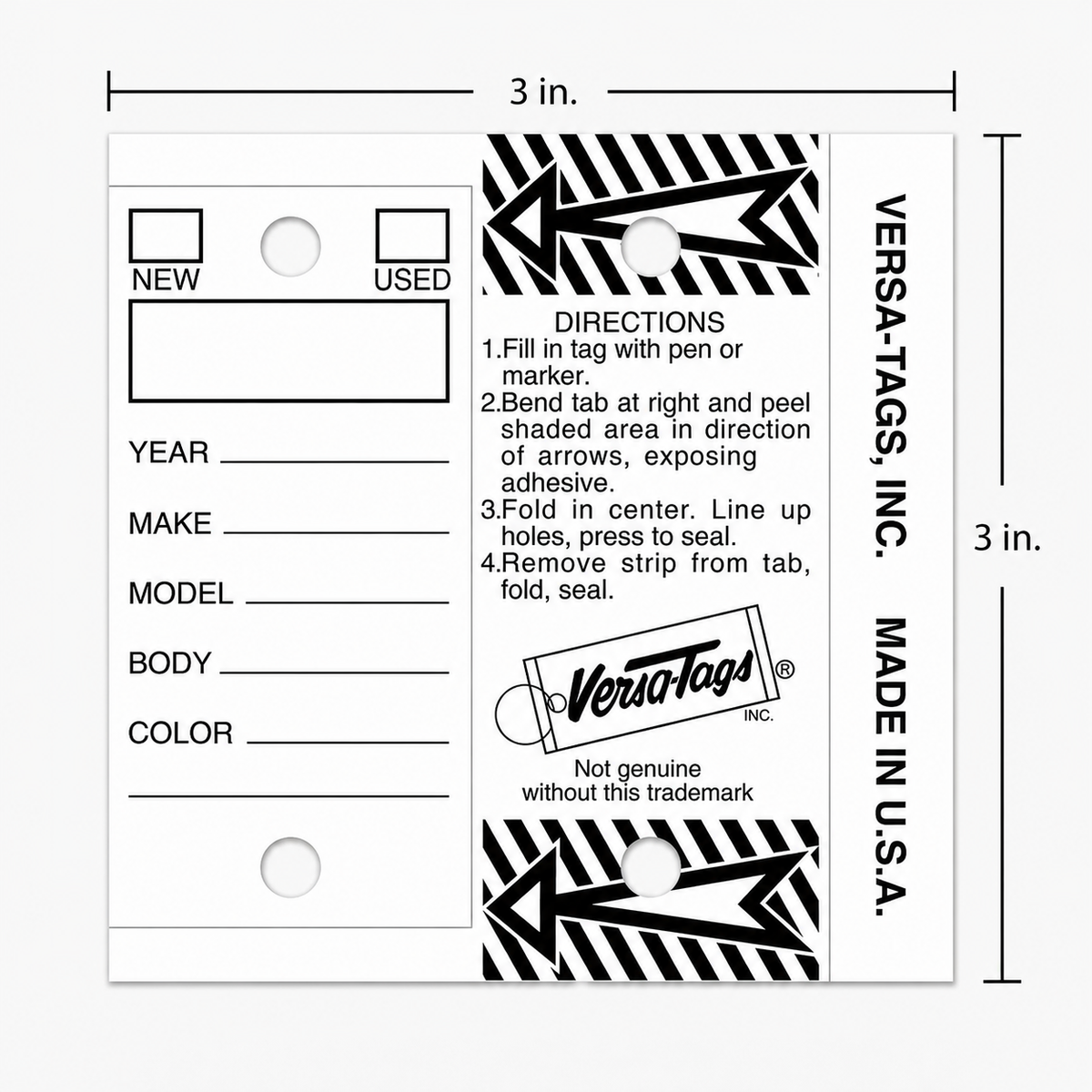 Versa Key Tags