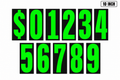 WINDSHIELD NUMBERS 10 INCH
